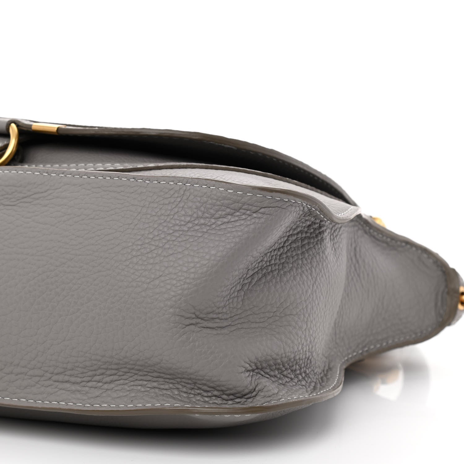 Chloe Calfskin Medium Marcie Satchel Cashmere Grey 10 of 11