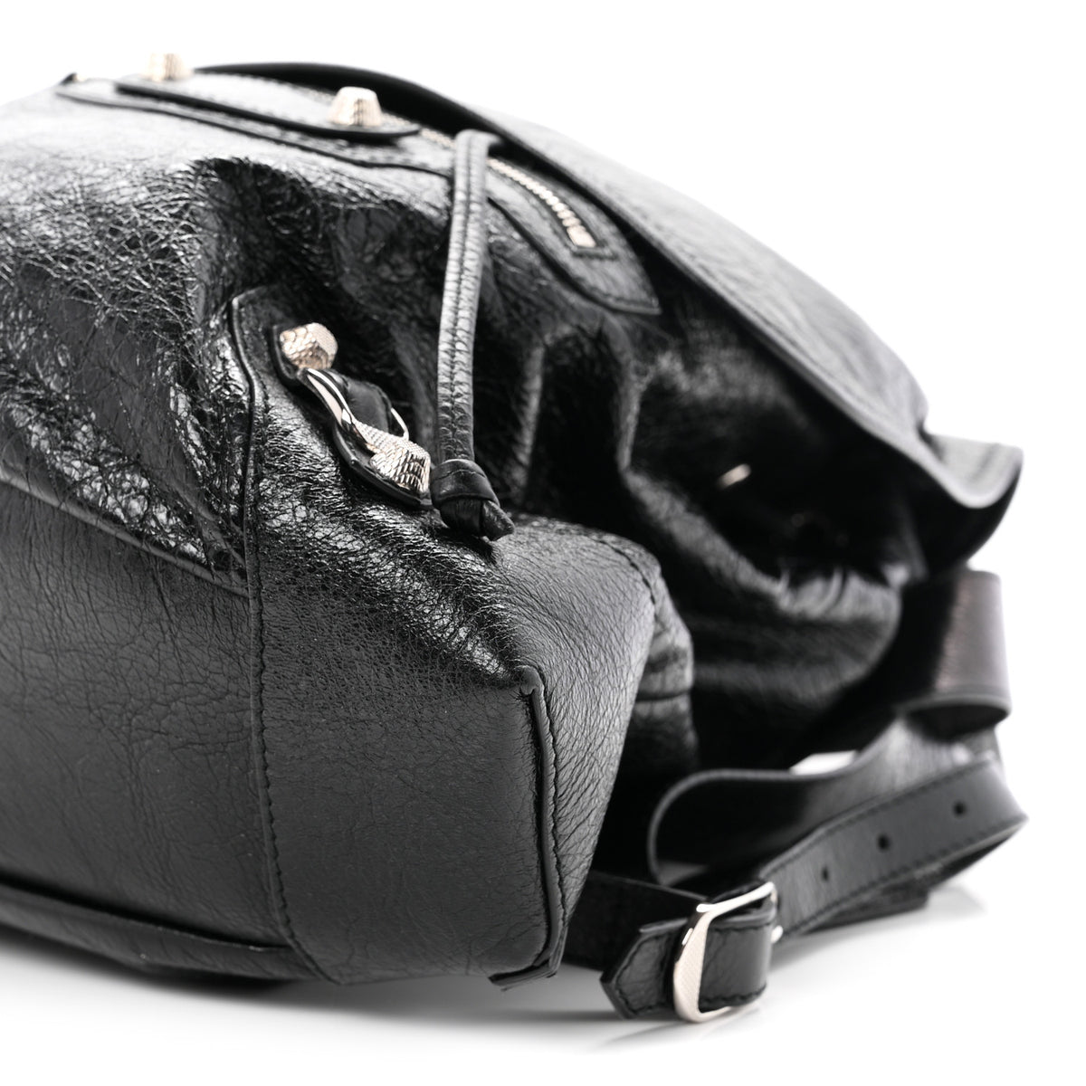 Agneau Giant 12 Silver Hardware S Traveler Backpack Black
