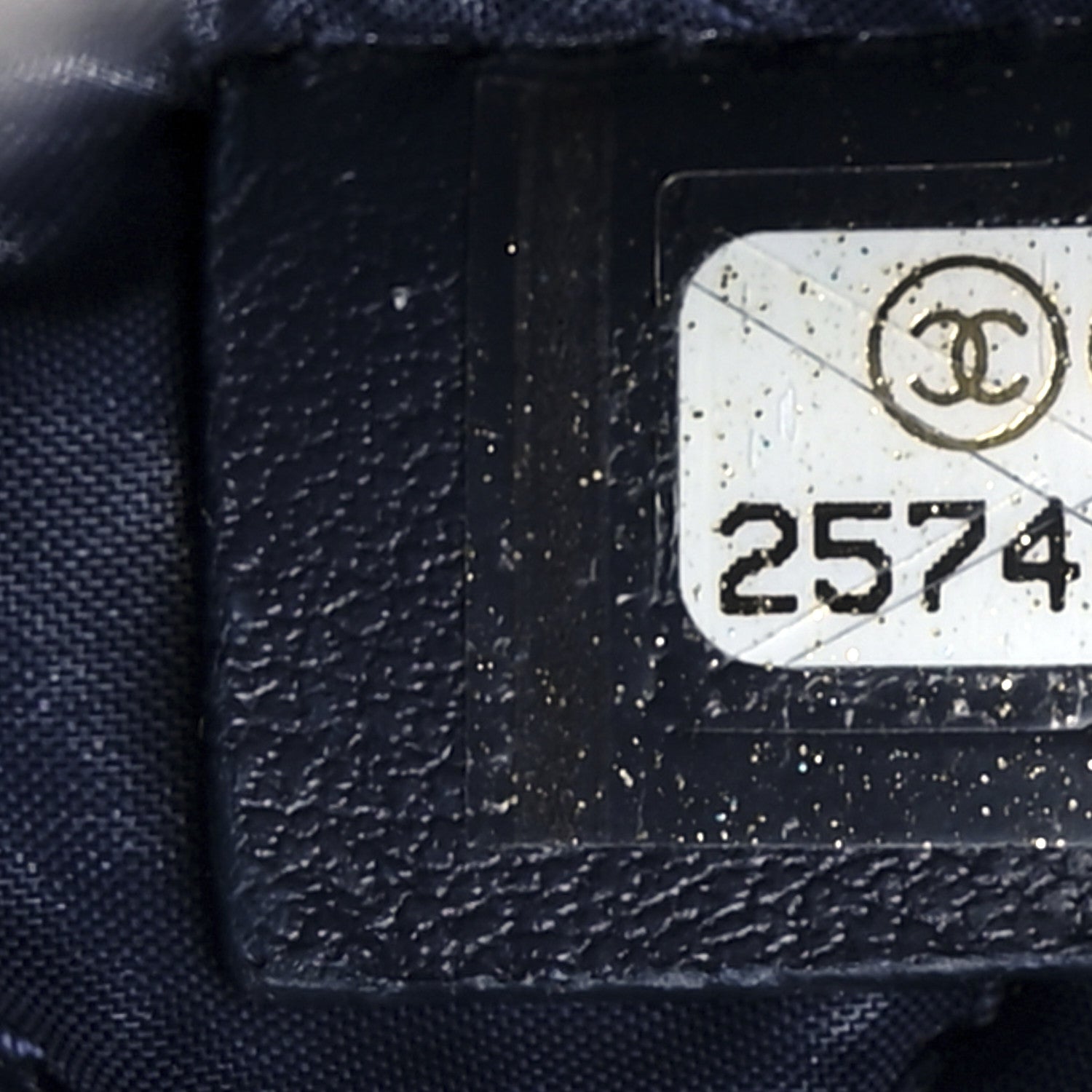 Chanel Caviar Quilted Small Pouch Navy 7 of 12