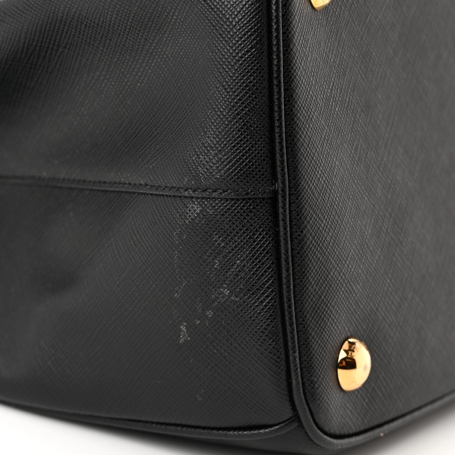 Prada Saffiano Lux Large Galleria Double Zip Tote Black 10 of 13