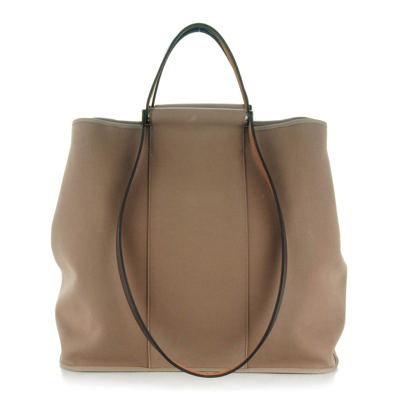 Hermes Toile Cabag Twist 42 GM Etoupe 1 of 7