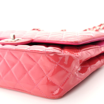 Chanel Patent Calfskin Quilted Medium Double Flap Pink 10 of 10