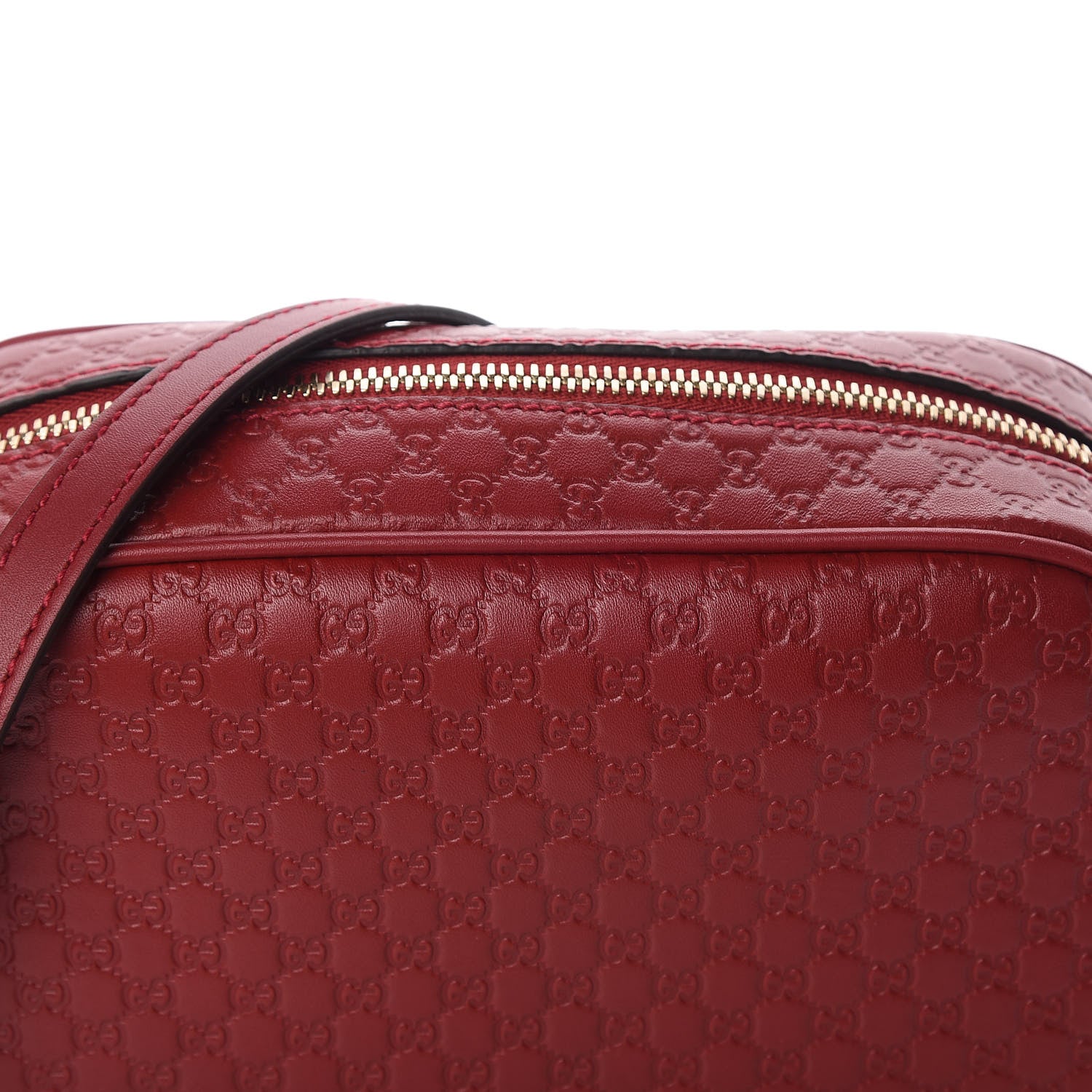 Gucci Microguccissima Mini Bree Messenger Bag Red 10 of 10