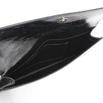 Saint Laurent Patent Small Belle De Jour Clutch Black 5 of 14