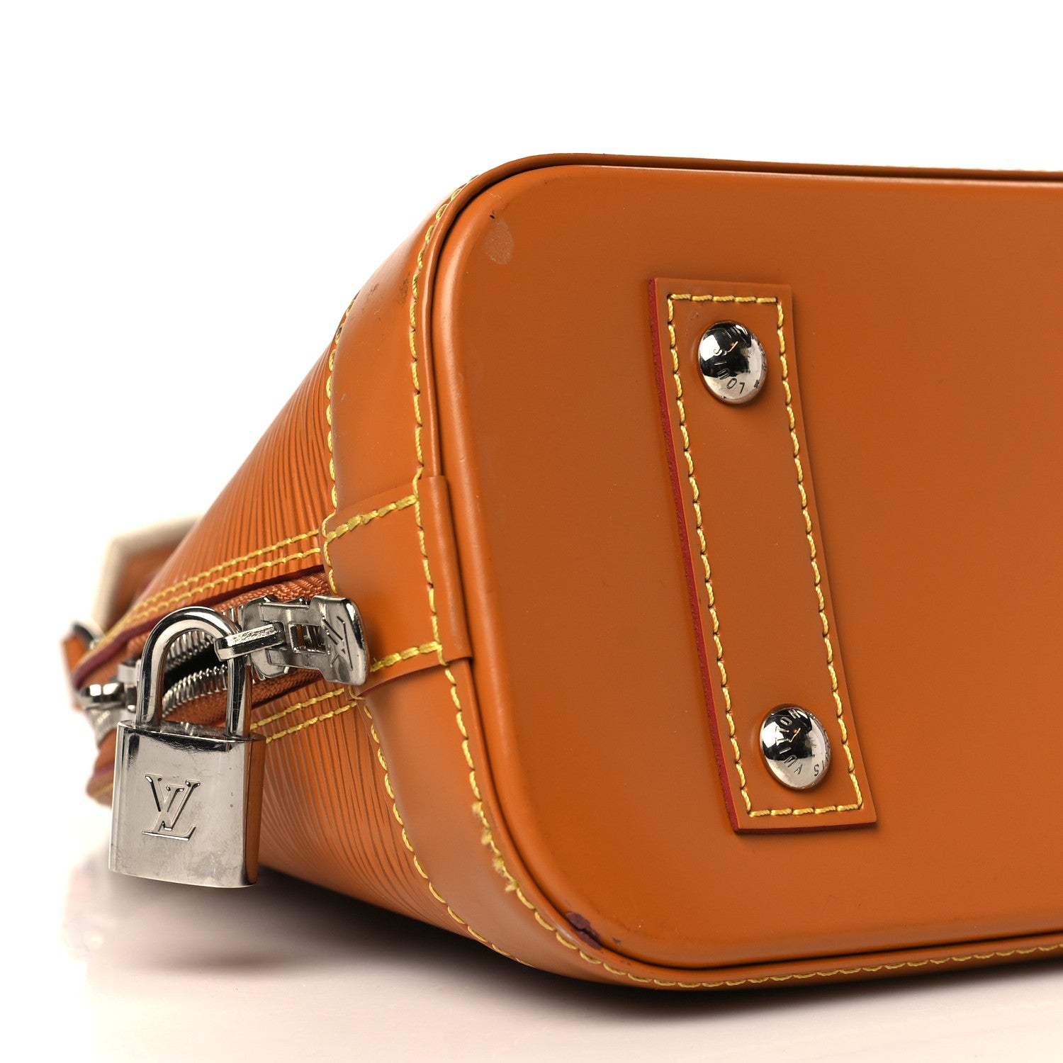 Louis Vuitton Epi Jacquard Alma BB Honey Gold 7 of 10