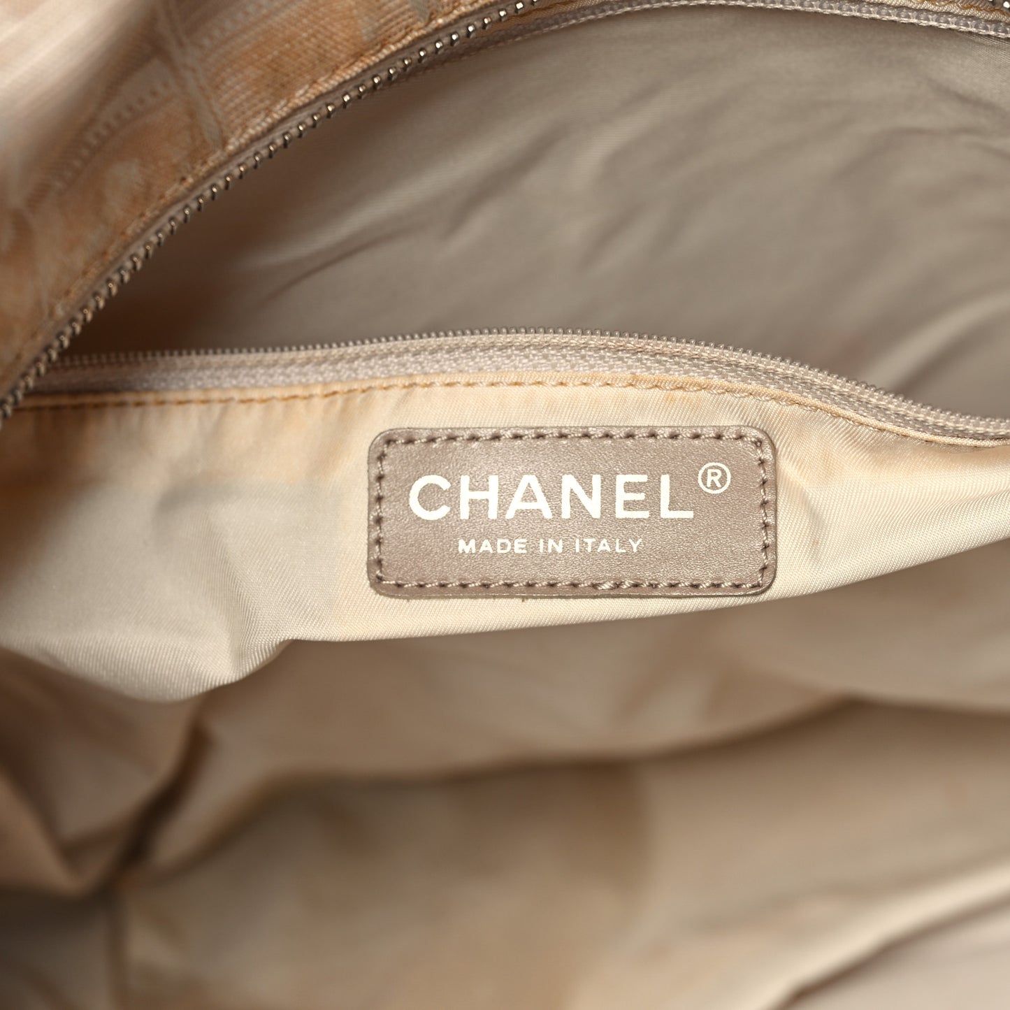 Nylon Travel Large Tote Beige