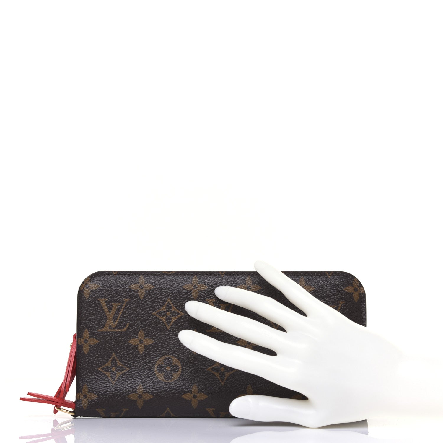 Louis Vuitton Monogram Kusama Waves Insolite Wallet Red 2 of 11
