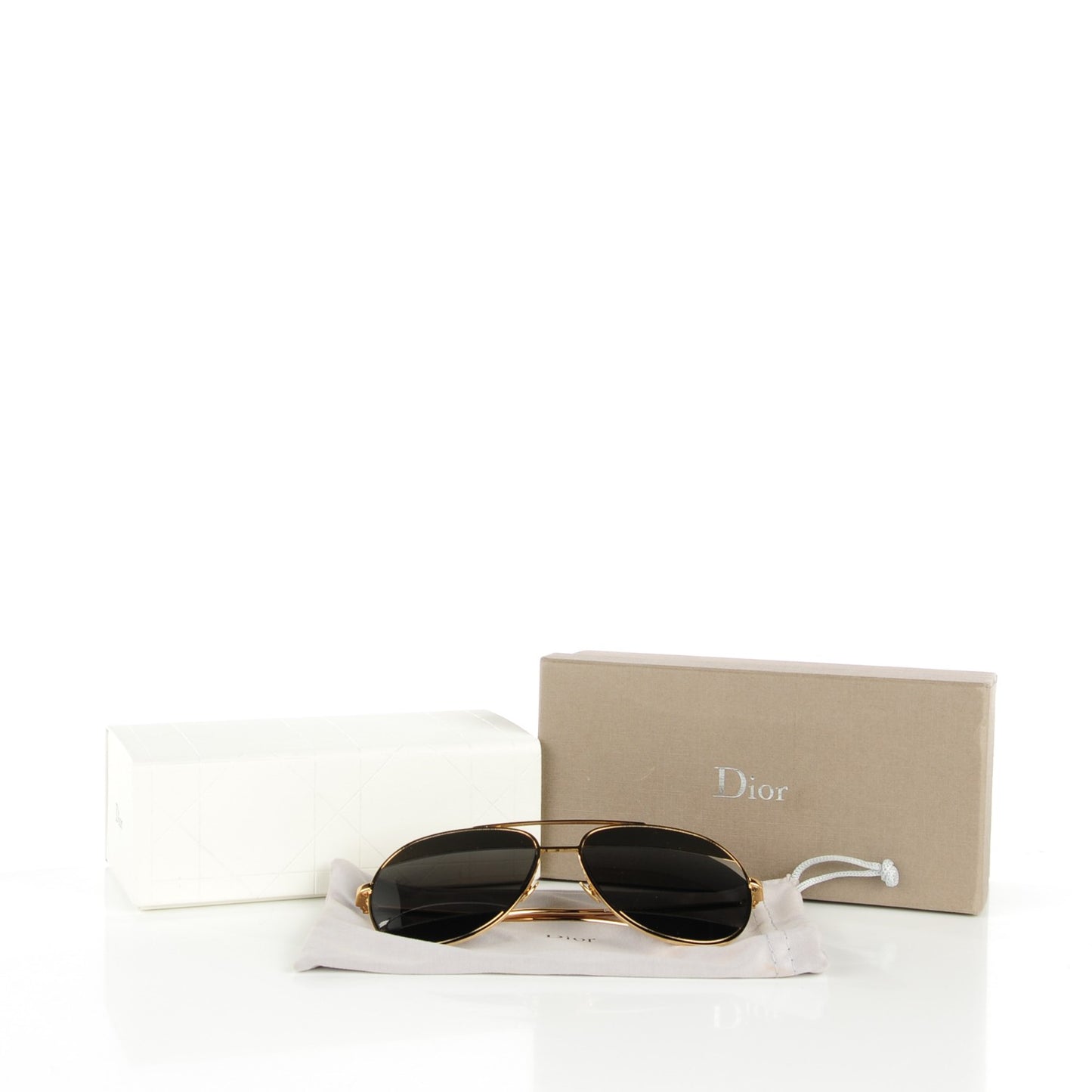 Split 1 Aviator Sunglasses Gold Silver