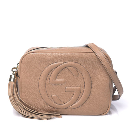 Gucci Pebbled Calfskin Small Soho Disco Bag Camelia 1 of 10
