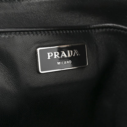 Prada Vitello Bowler Black 6 of 12