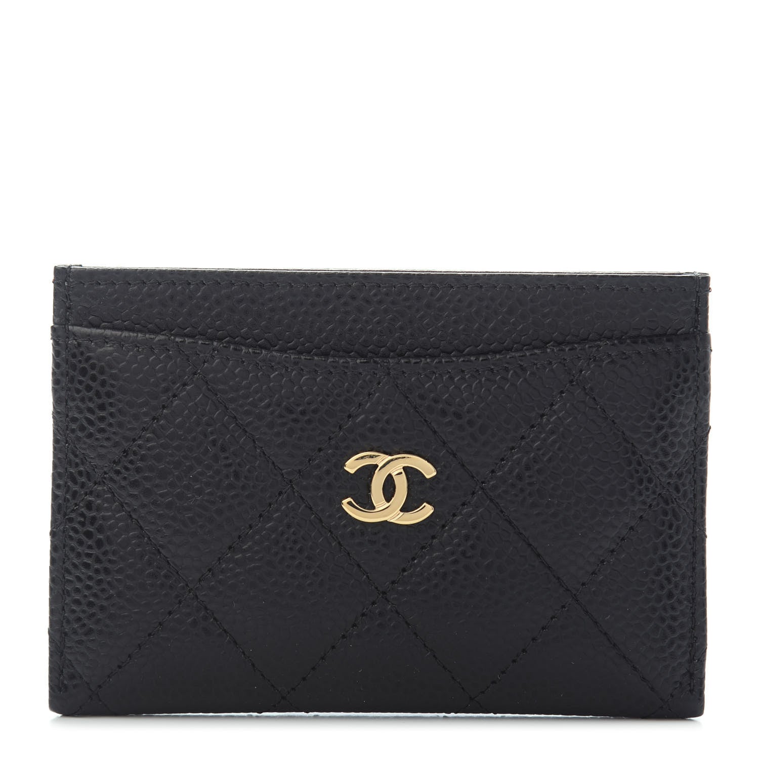 Chanel Caviar Quilted Card Holder Black 2 of 8