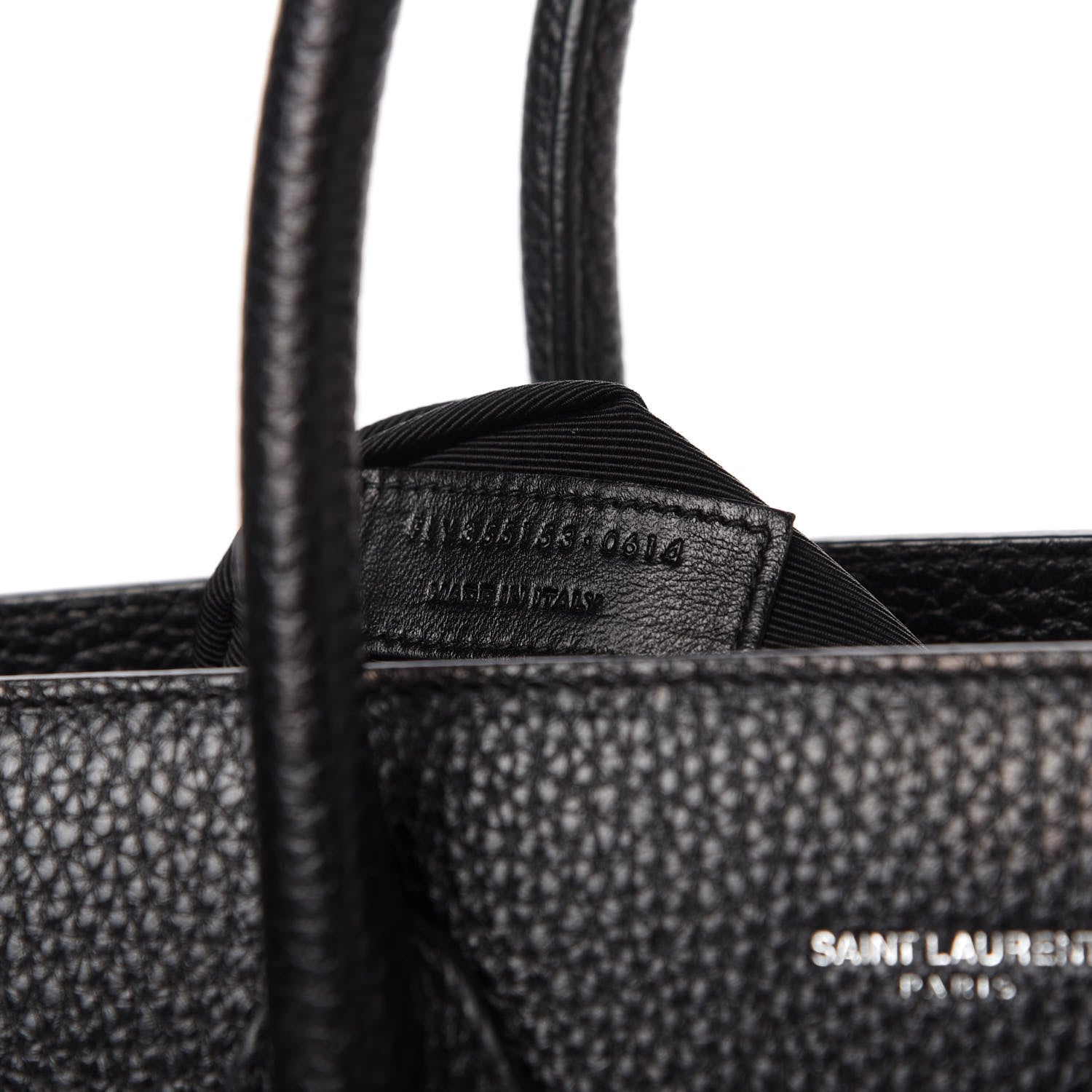 Saint Laurent Grained Calfskin Small Sac De Jour Black 11 of 12