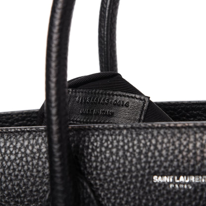 Saint Laurent Grained Calfskin Small Sac De Jour Black 11 of 12
