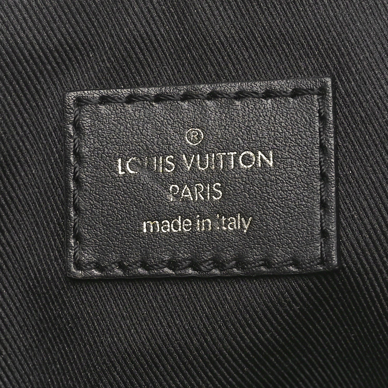 Louis Vuitton Damier Ebene Odeon Tote MM Black 6 of 9