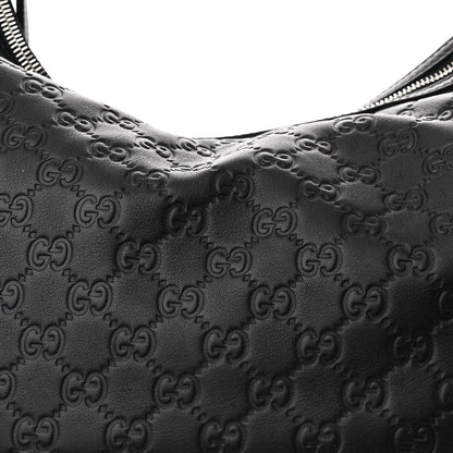 Gucci Guccissima Large GG Twins Hobo Black 8 of 10