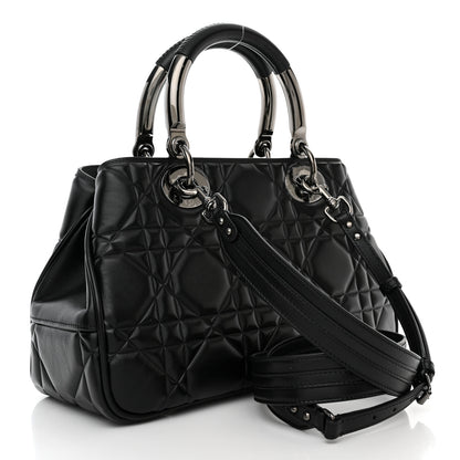 Christian Dior Lambskin Cannage The Lady 95.22 Black 3 of 10