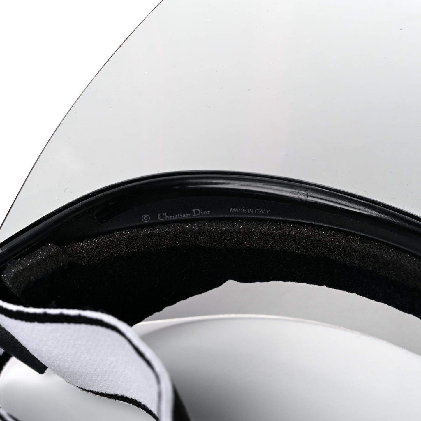 Mirrored DiorClub1 Sun Visor Black