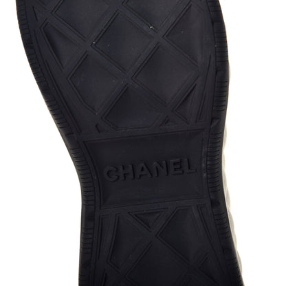 Chanel Velvet Calfskin Mixed Fibers CC Sneakers 41 Black 7 of 10