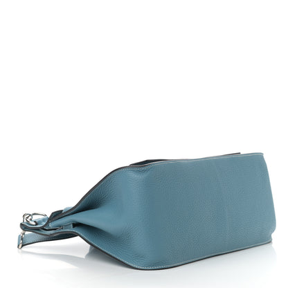 Hermes Taurillon Clemence Jypsiere 34 Blue Jean 3 of 11