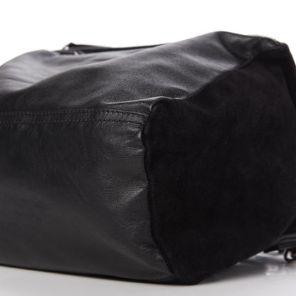 Givenchy Smooth Calfskin Crocodile Embossed Medium Pandora Black 7 of 10