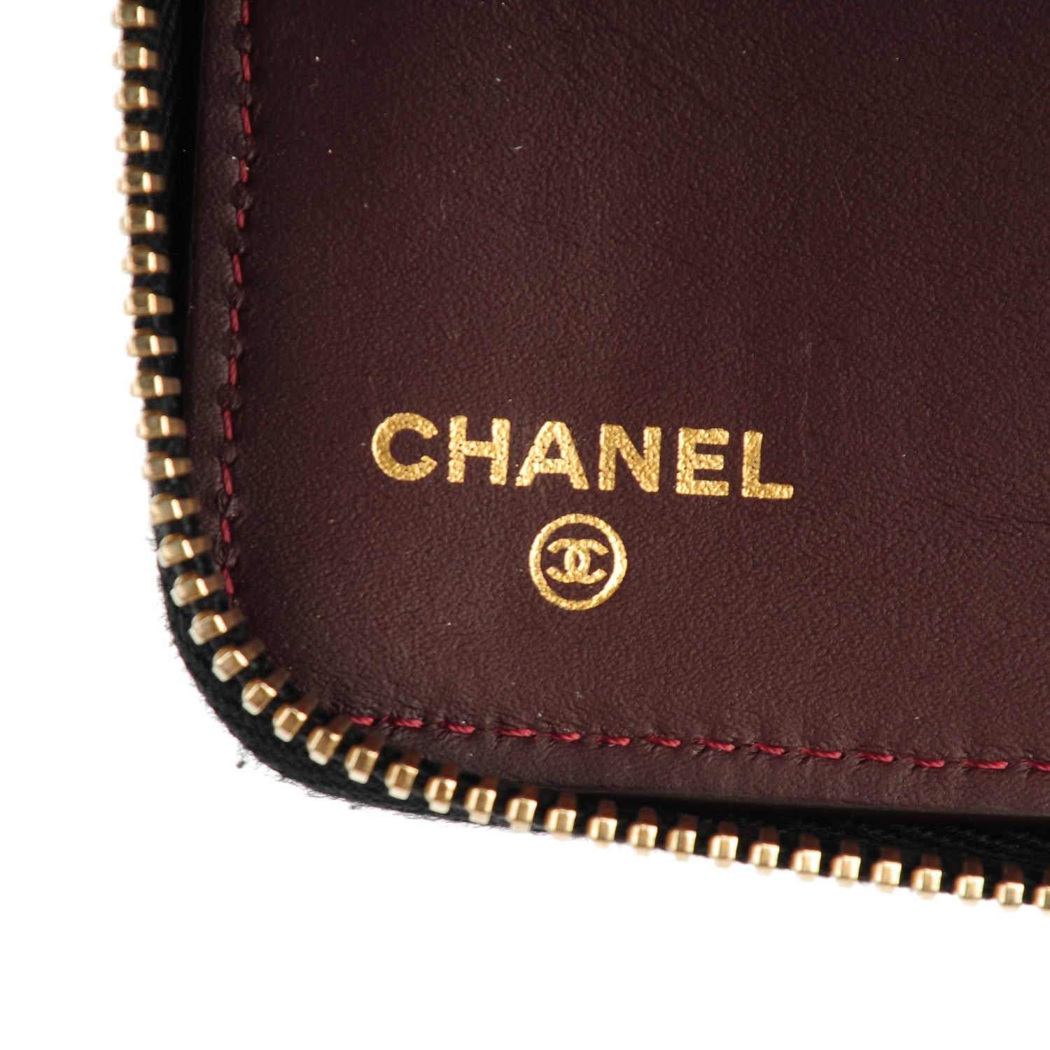 Chanel Caviar Quilted Large Zip Around Organizer Wallet Black 6 of 8