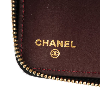 Chanel Caviar Quilted Large Zip Around Organizer Wallet Black 6 of 8