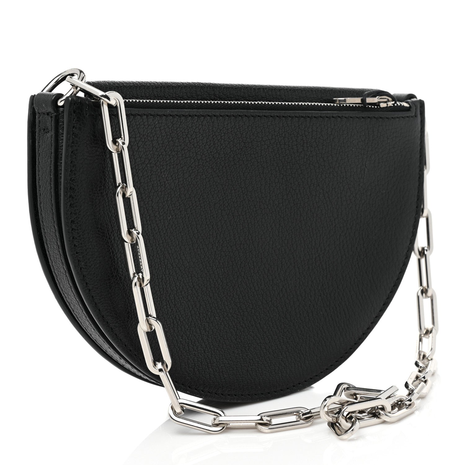 Burberry Goatskin Pecan Chain Shoulder Bag Black 3 of 9