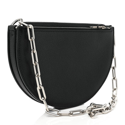 Burberry Goatskin Pecan Chain Shoulder Bag Black 3 of 9