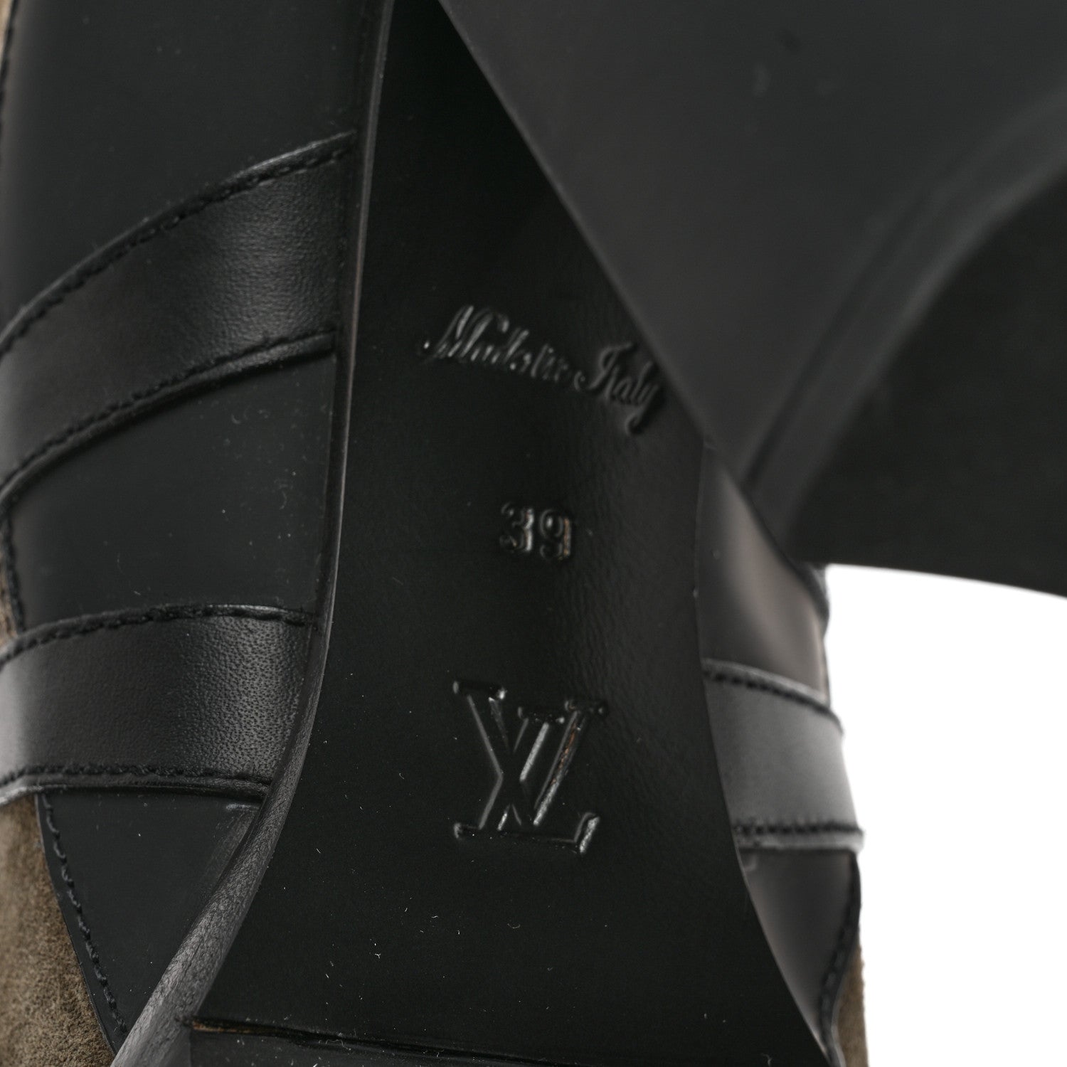 Louis Vuitton Suede Calfskin Monogram Star Trail Ankle Boots 39 Khaki 7 of 7