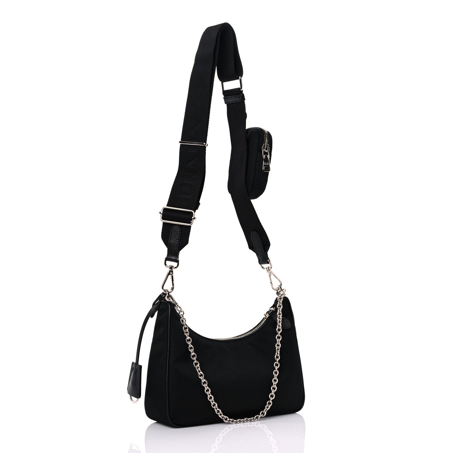 Nylon Re-Edition 2005 Shoulder Bag Black