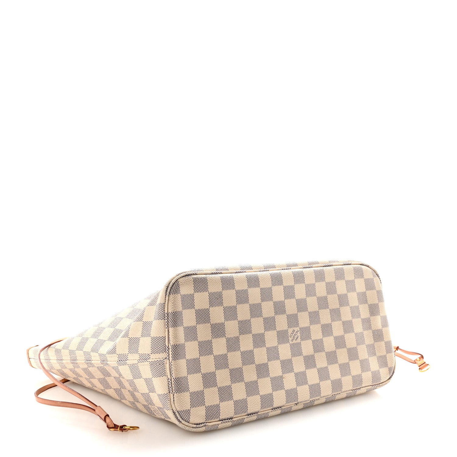 Louis Vuitton Damier Azur Neo Neverfull MM Rose Ballerine 5 of 10
