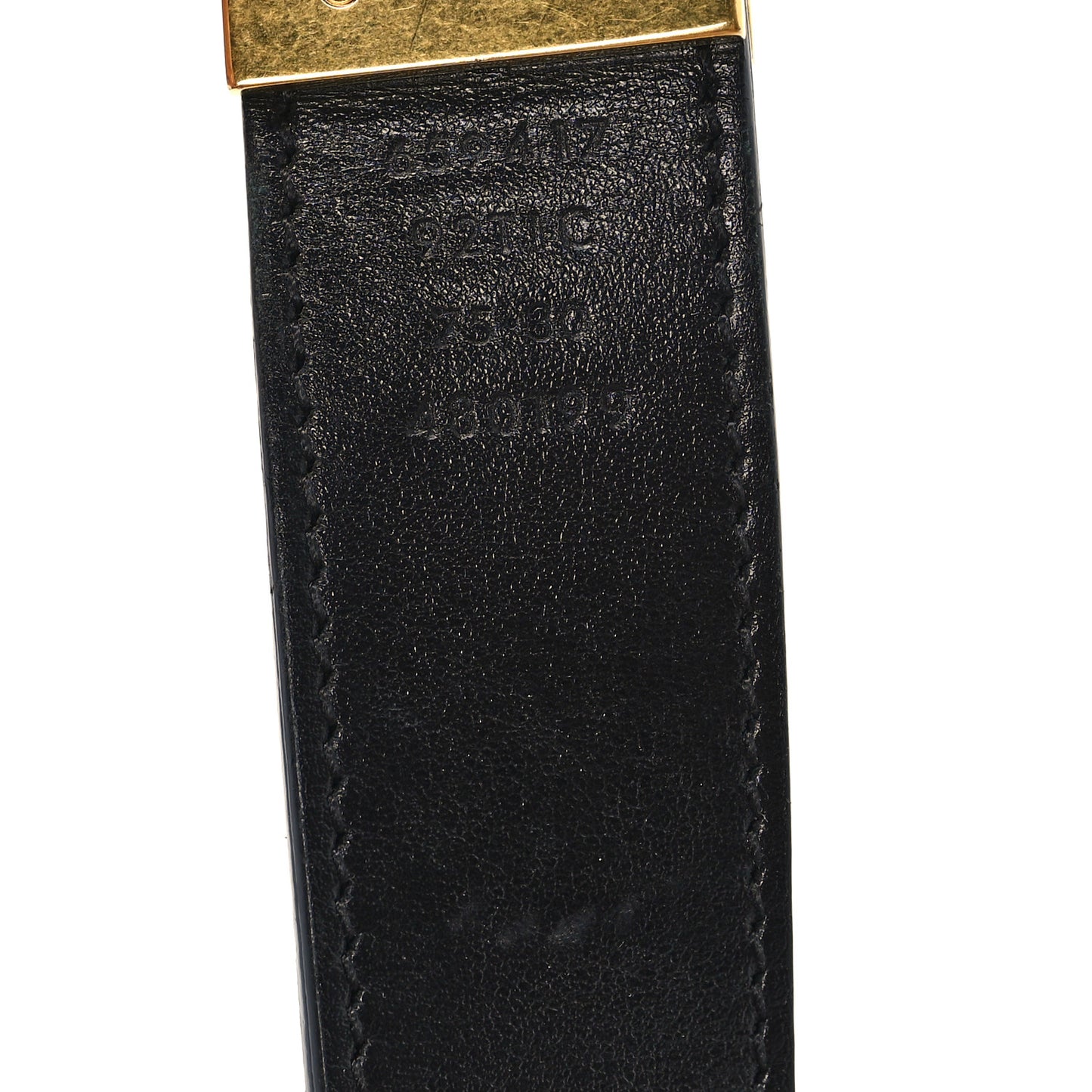 GG Supreme Monogram Plutone Calfskin Double G Reversible 30mm Belt 75 30 Beige Ebony New Acero