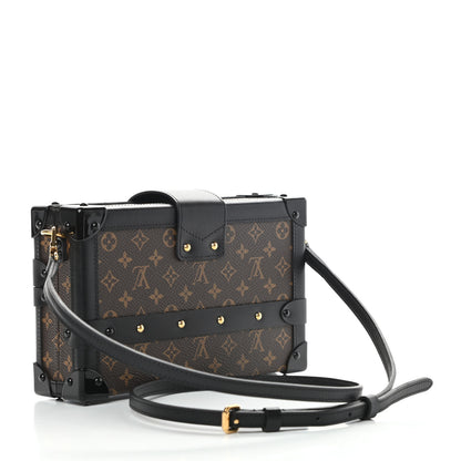Louis Vuitton Monogram Petite Malle Black 3 of 11