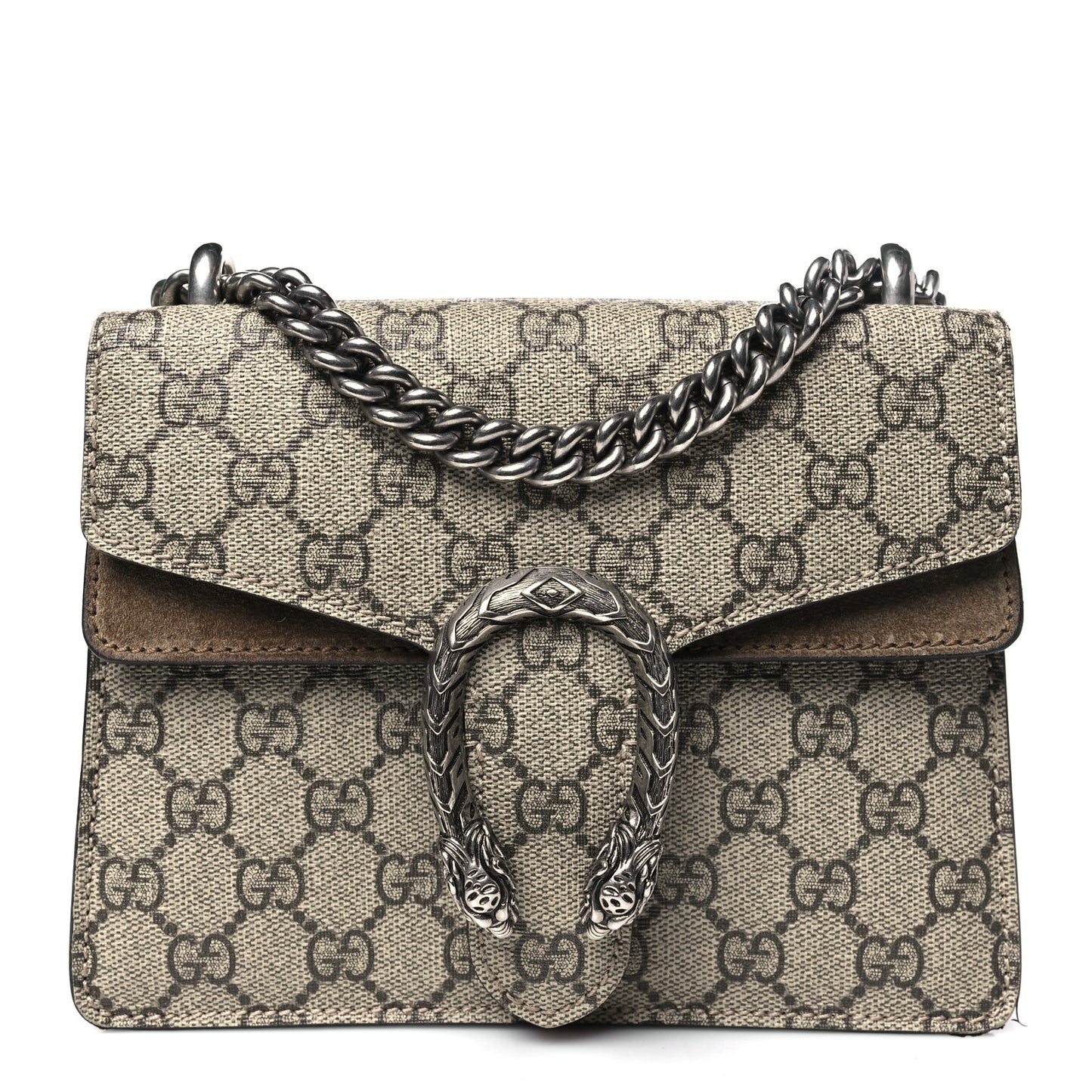GG Supreme Monogram Mini Dionysus Shoulder Bag Taupe