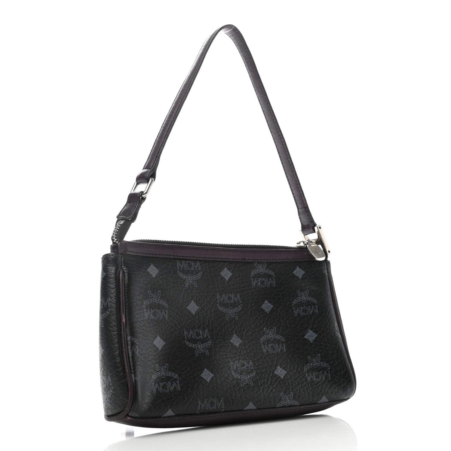 MCM Visetos Lizard Pochette Black 2 of 8