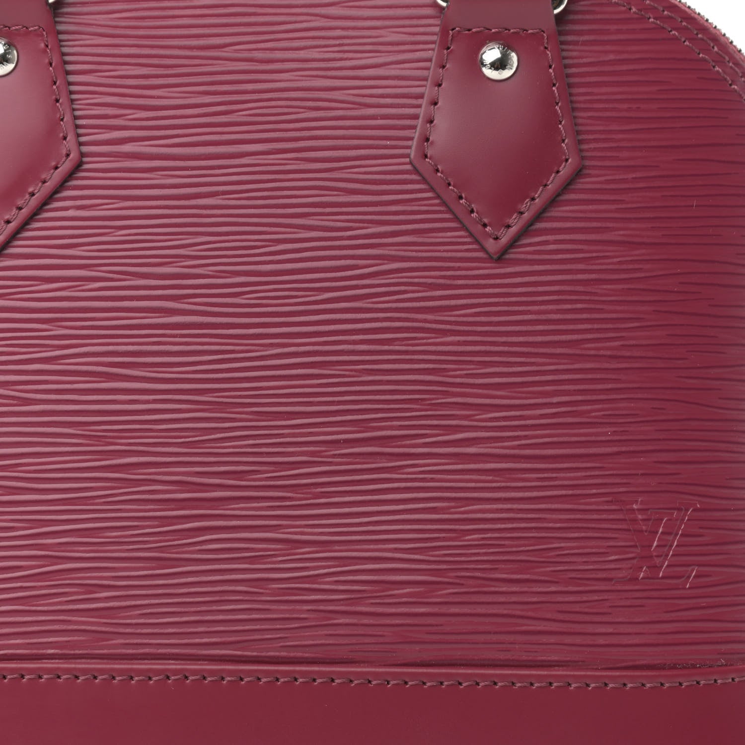 Louis Vuitton Epi Jacquard Alma BB Raspberry 6 of 9