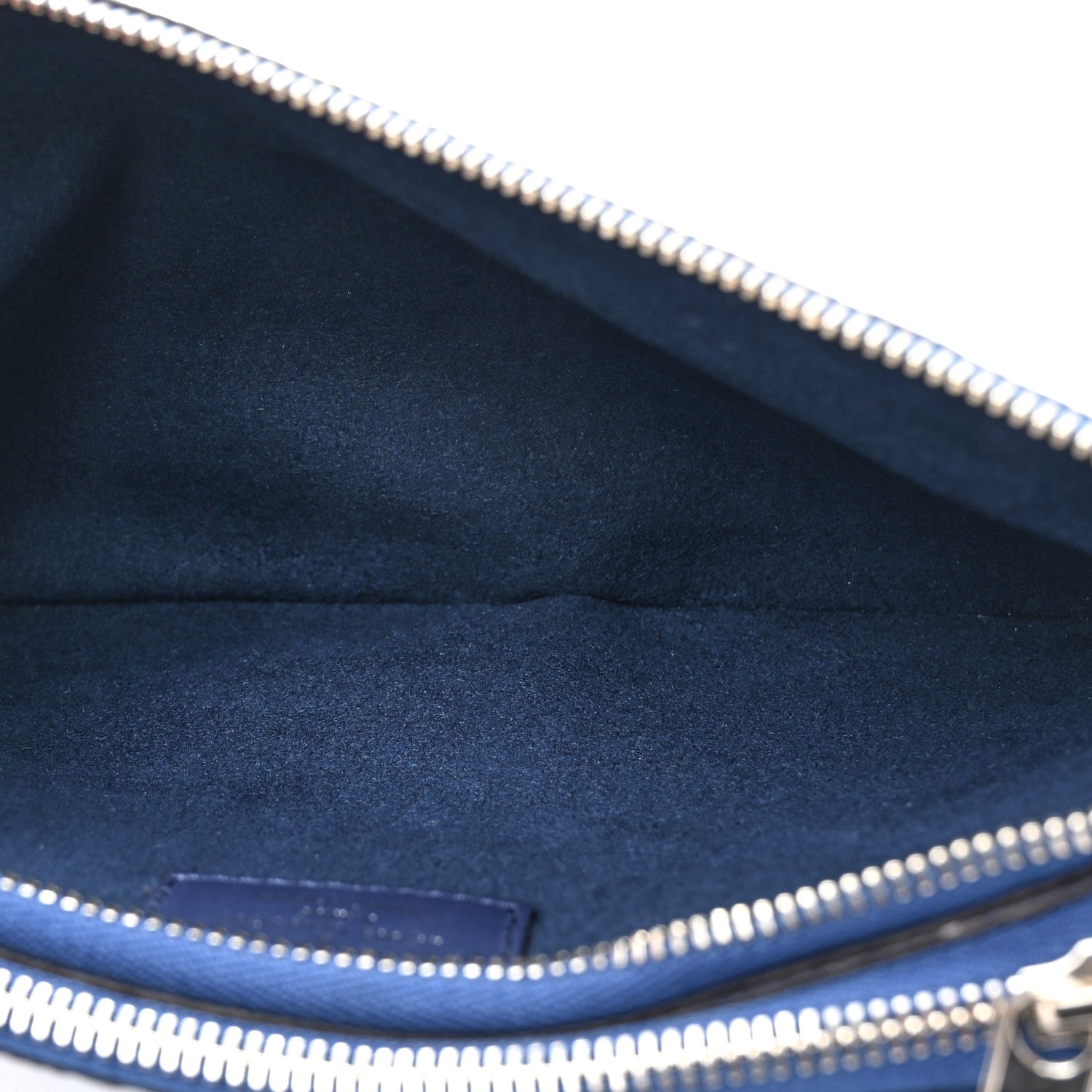 Louis Vuitton Monogram Giant Escale Double Zip Pochette Blue 5 of 10