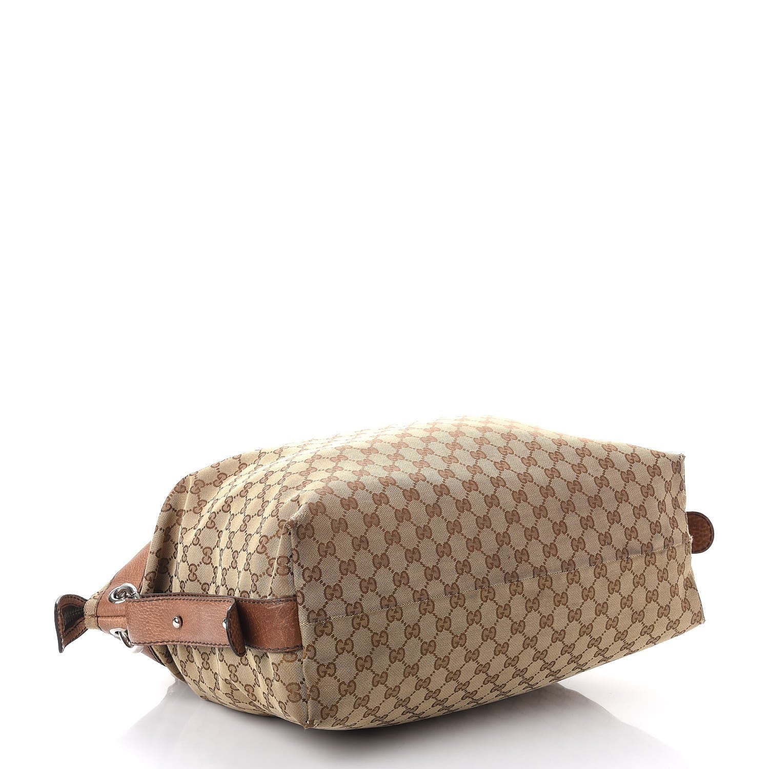 Gucci Monogram Large Bamboo Bar Tassel Shoulder Bag Brown 4 of 18