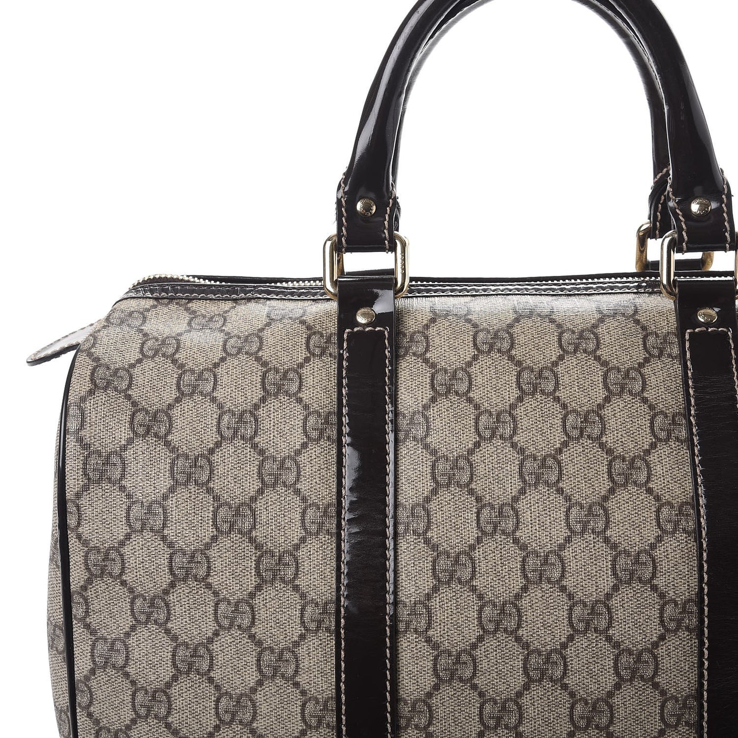 GG Plus Monogram Medium Joy Boston Dark Brown
