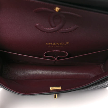 Chanel Lambskin Quilted Medium Double Flap Black 5 of 11