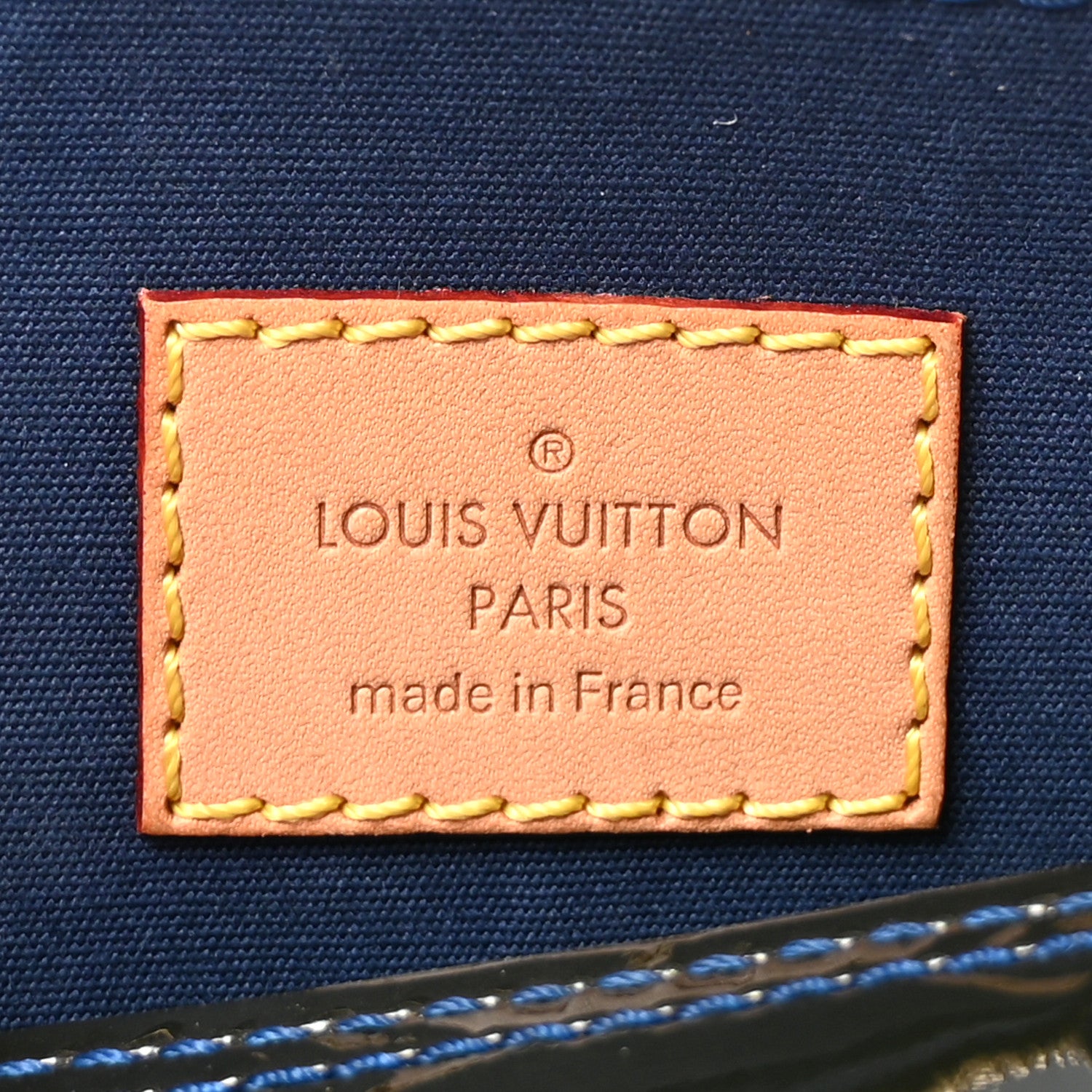Louis Vuitton Vernis Alma PM Blue Infini 6 of 9