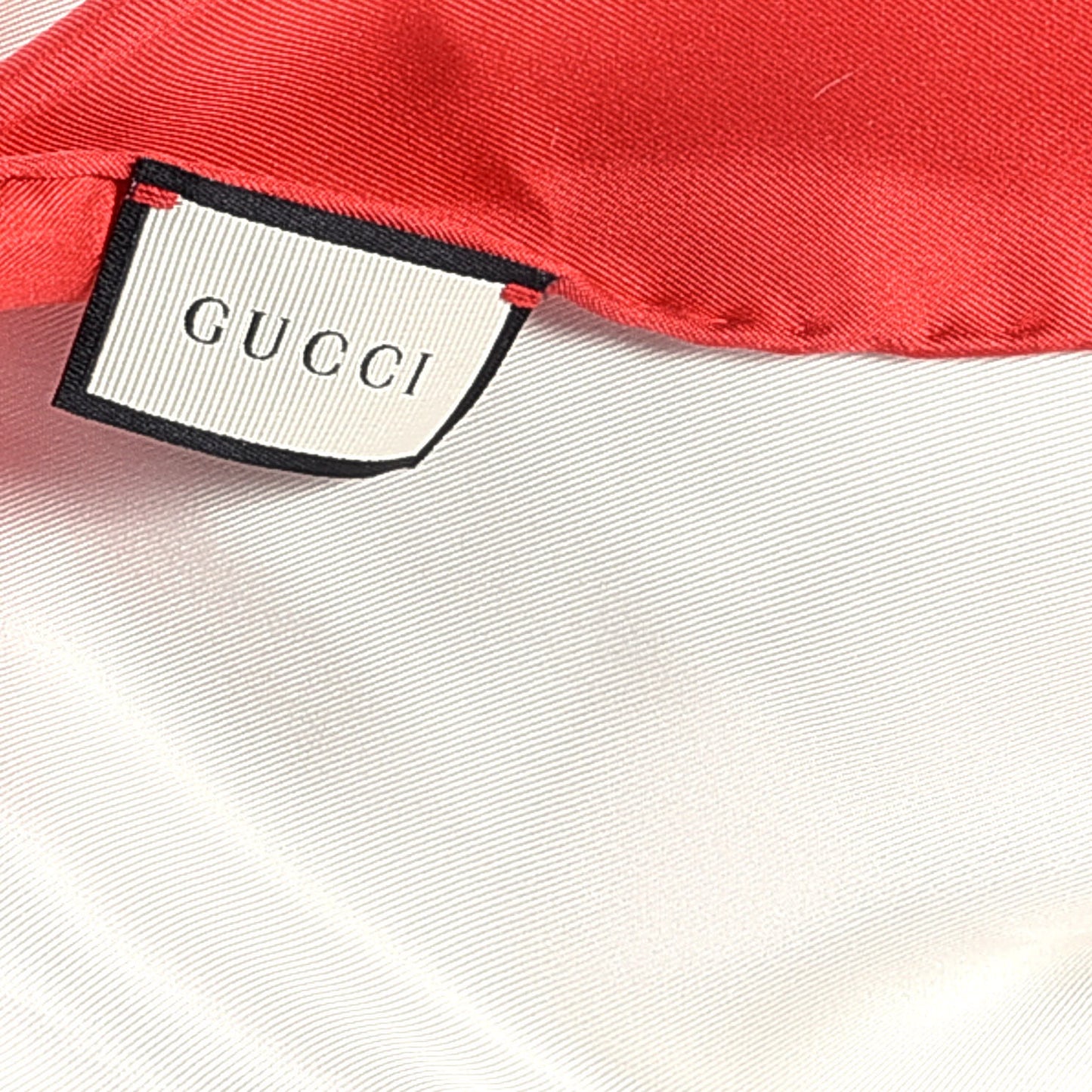 Silk Coco Capitán Logo Square Scarf White