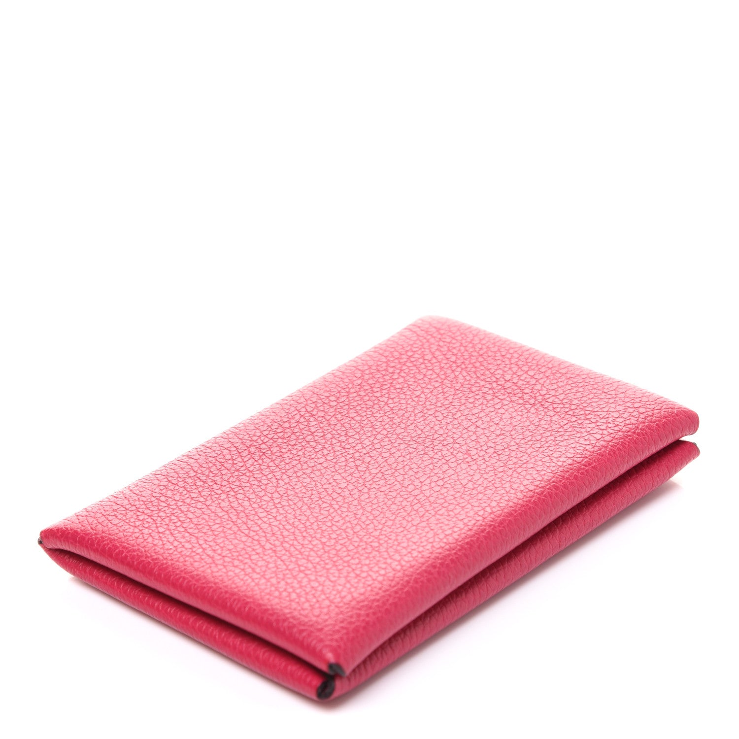 Hermes Evercolor Calvi Card Case Framboise 4 of 8