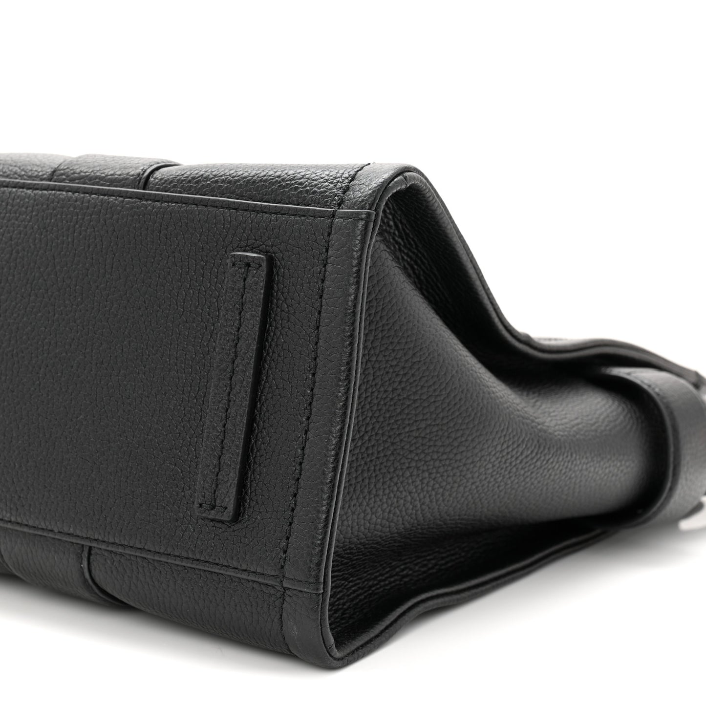 Grained Calfskin Large The Tote Bag Black