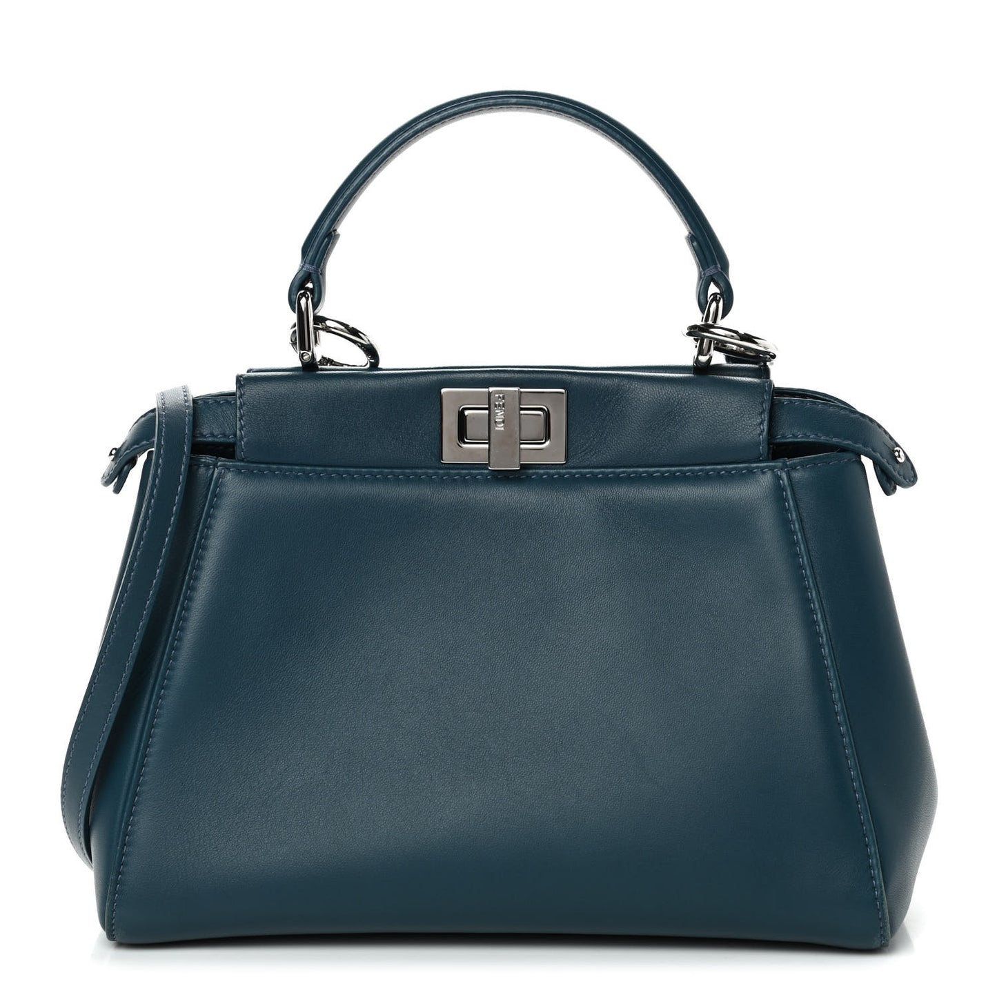 Nappa Mini Peekaboo Iconic Satchel Pavone