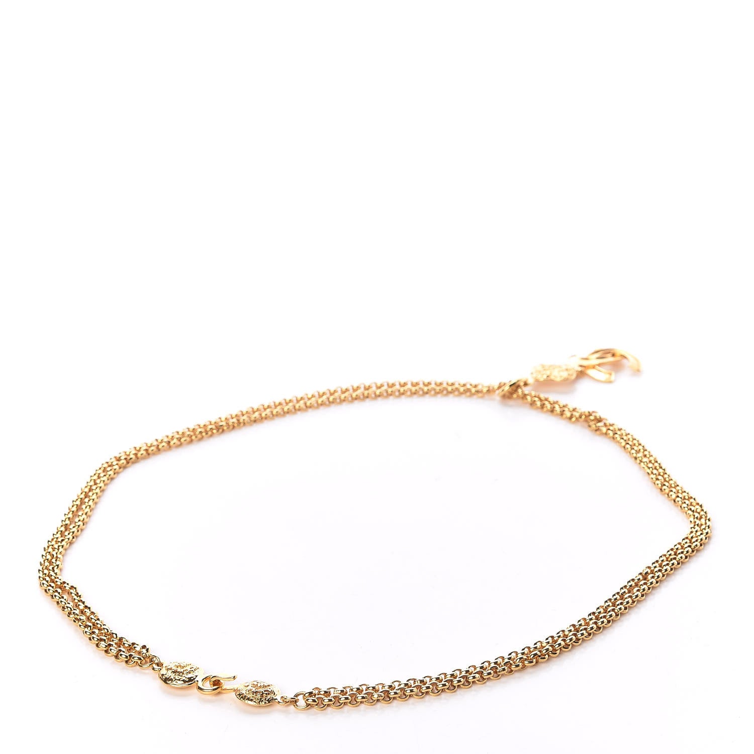 Chanel Chain CC Medallion Belt Gold 3 of 5