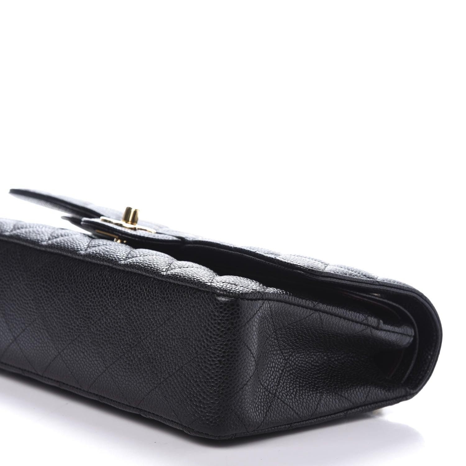 Chanel Caviar Quilted Medium Double Flap Black 8 of 11