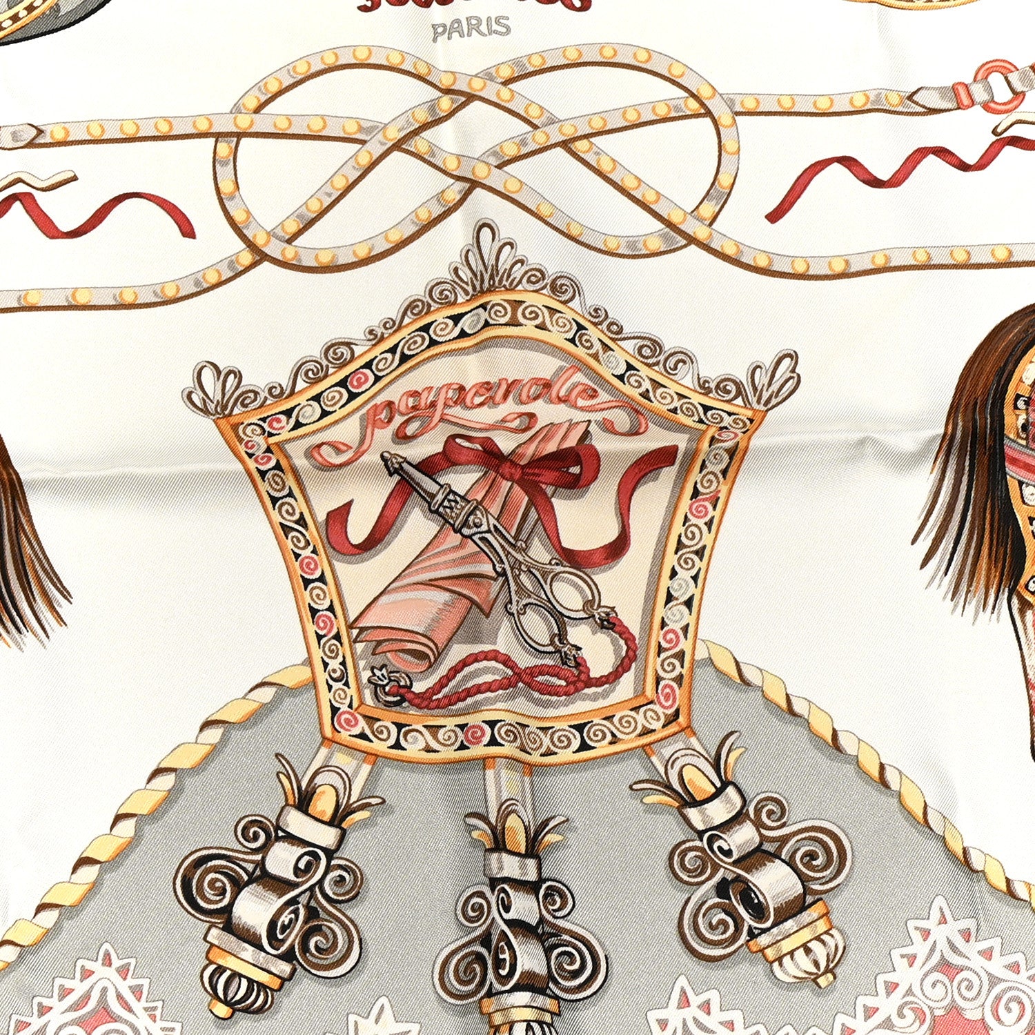 Hermes Silk Paperoles Scarf 90 5 of 5