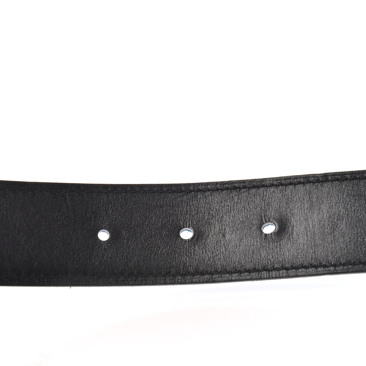 Box Togo 32mm Guilloche H Belt 100 Black Bleu Zanzibar