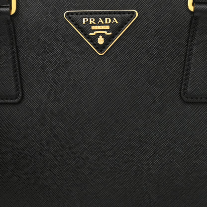 Prada Saffiano Lux Large Galleria Double Zip Tote Baltico 7 of 9